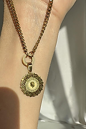 Lucia Steel Necklace | Kolye