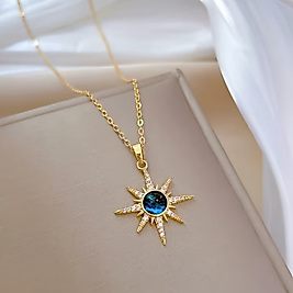 Flora Steel Necklace | Kolye