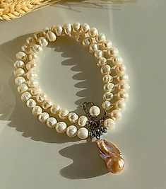 Celeste Pearl Necklace | Kolye