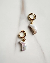 Pearl Moon Earring | Küpe