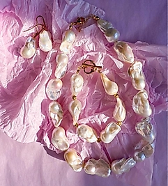 Barok Pearl Necklace | Kolye