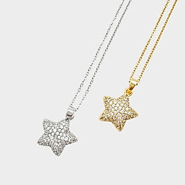 Marquet Silver Steel Necklace | Kolye