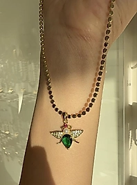 Bee Steel Necklace | Kolye