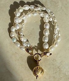 Heartline Pearl Bracelet | Bileklik