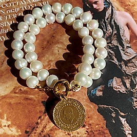 Pearl Round Necklace | Kolye