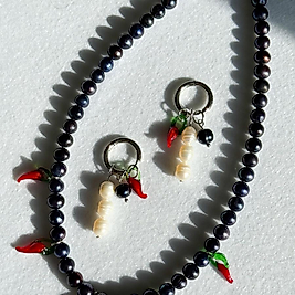 Black Summer Earring | Küpe