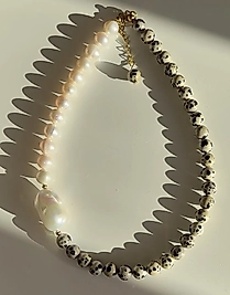 Leopar Pearl Necklace | Kolye