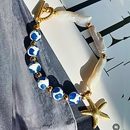 Pearl And Tibet Bracelet | Bileklik