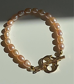 Soft Pink Pearl Bracelet | Bileklik