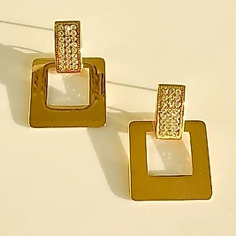 Velora Steel Earring | Küpe