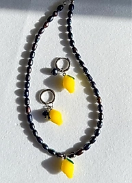 Pearl Lemon Necklace | Kolye